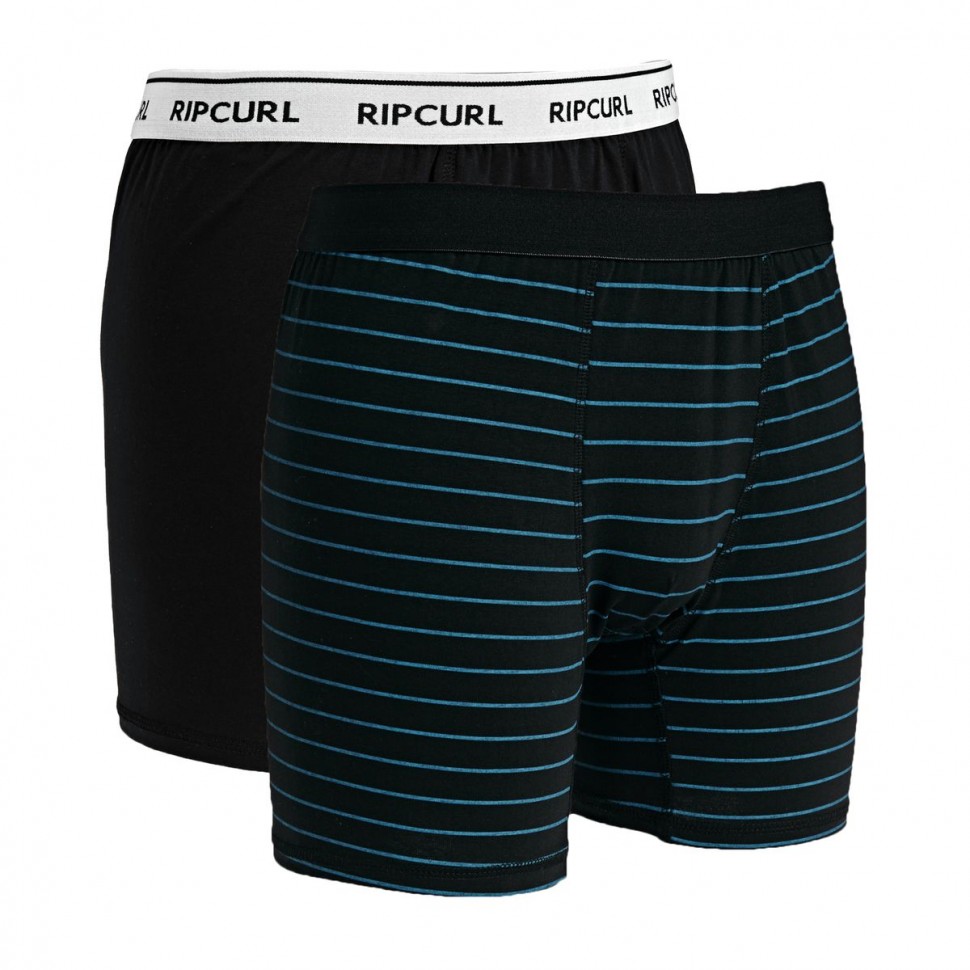 Комплект трусов RIP CURL Stripy & Solid Boxer Black