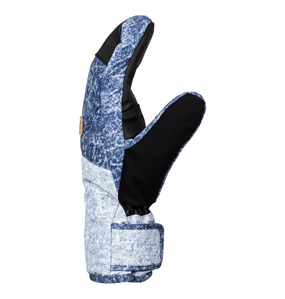 Варежки сноубордические DC SHOES Franchise Women J Dark Blue Acid Wash Denim A фото 2