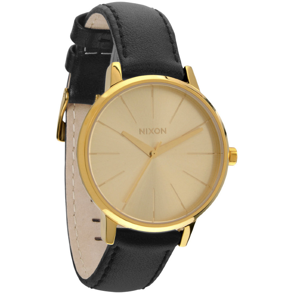 Часы NIXON Kensington Leather A/S Gold
