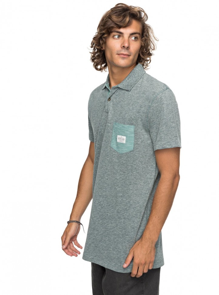 Рубашка-поло мужская QUIKSILVER Cruzl M Mallard Green