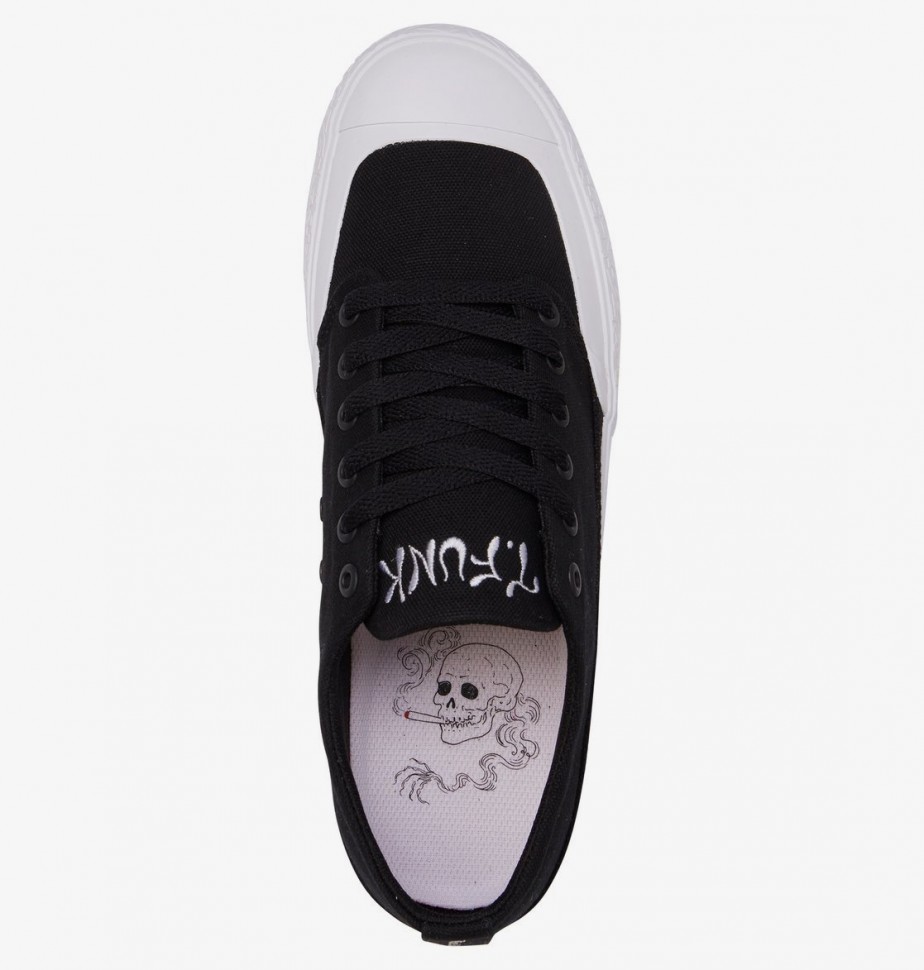 Кеды DC SHOES T-funk Lo X Tati M Shoe Black/Black/White 2020 фото 2