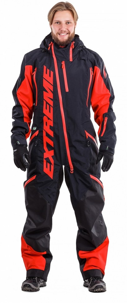 Комбинезон мужской DRAGONFLY Extreme Black Red фото 2