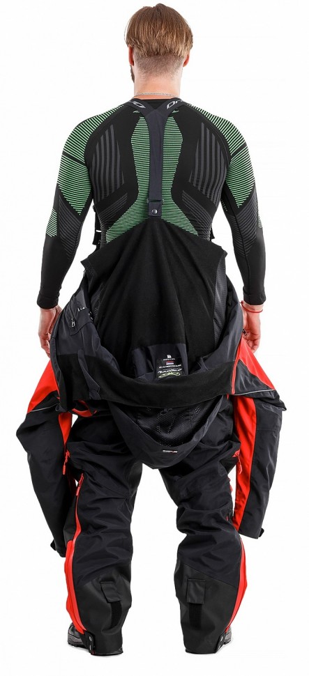 Комбинезон мужской DRAGONFLY Extreme Black Red фото 4