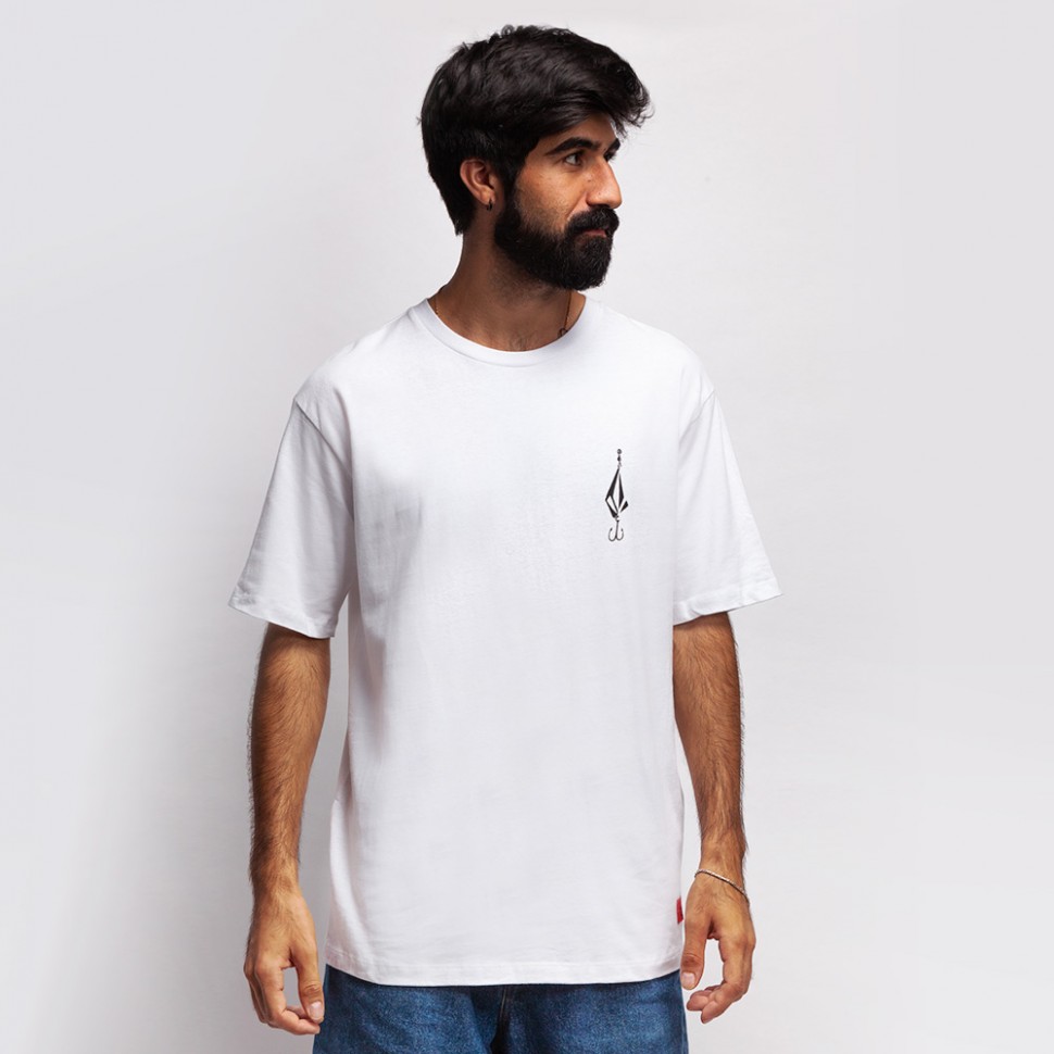 фото Футболка volcom loose trucks lse ss white 2021