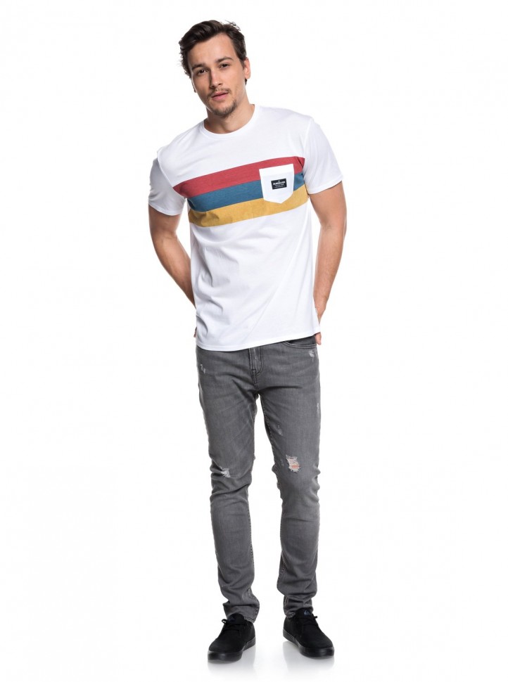 Футболка QUIKSILVER Peacefulprogres M White фото 2