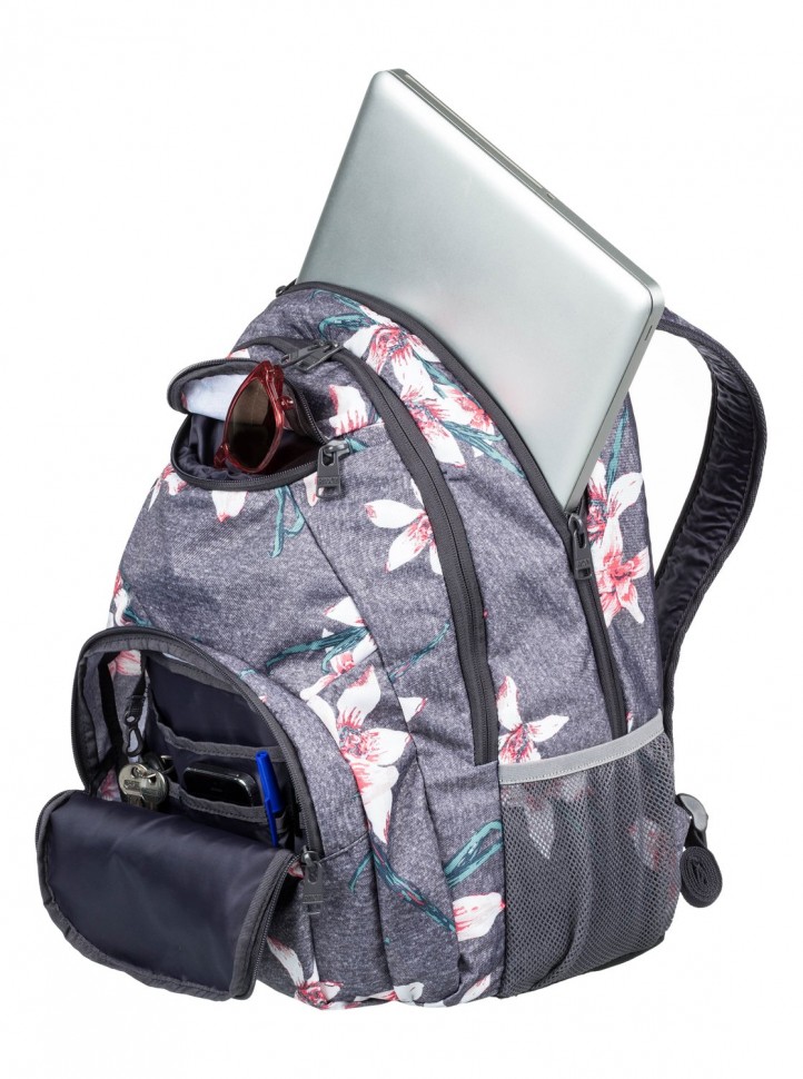 Рюкзак ROXY Shadow Swell J Charcoal Heather Flower Field фото 5