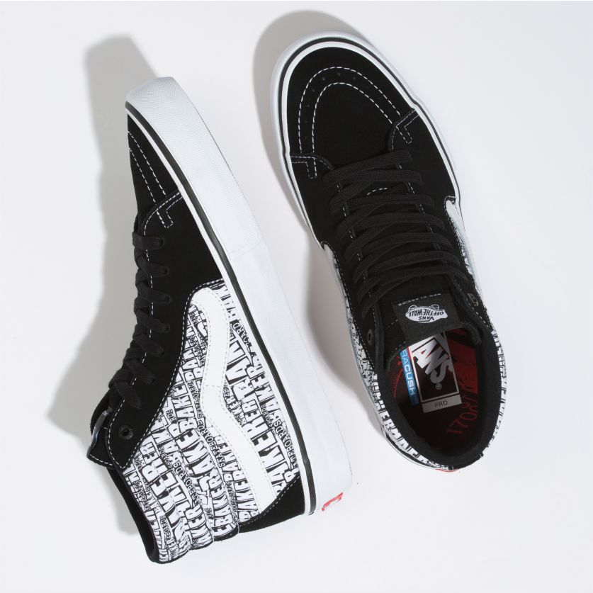 Кеды VANS Mn Sk8-Hi Pro Baker Black/White фото 2