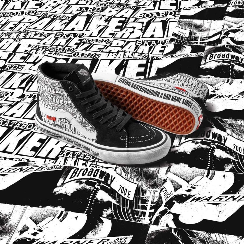 Кеды VANS Mn Sk8-Hi Pro Baker Black/White фото 7