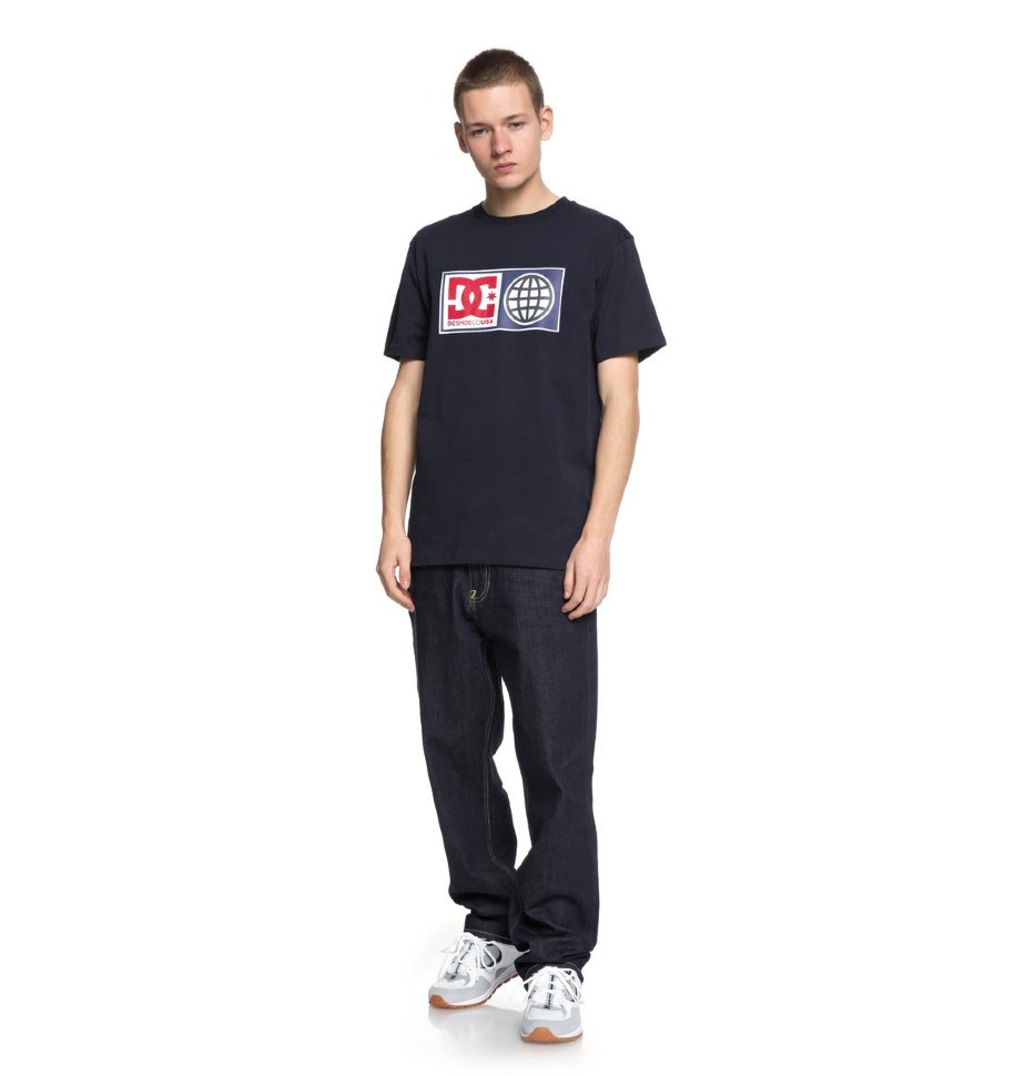 Футболка мужская DC SHOES Global Salute S M Dark Indigo фото 2