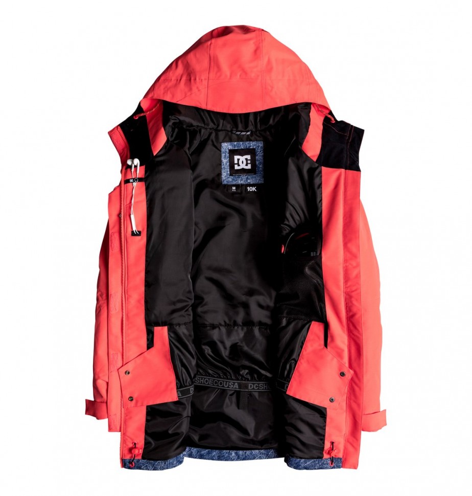 Куртка для сноуборда женская DC SHOES Riji Jkt J Fiery Coral фото 3