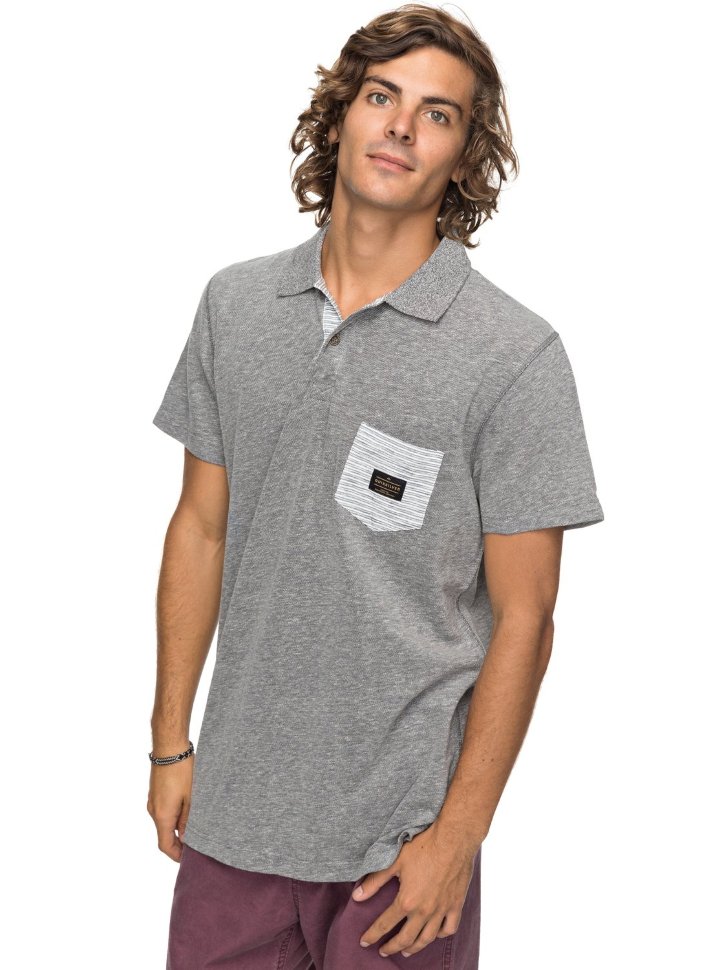 Рубашка-поло мужская QUIKSILVER Cruzl M Quiet Shade
