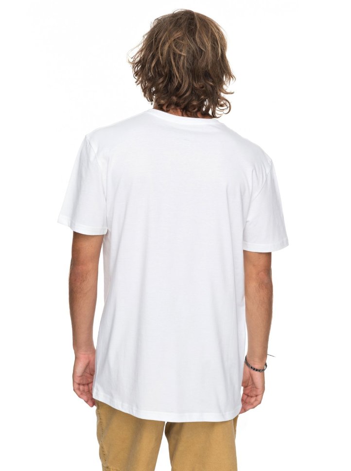 Футболка мужская QUIKSILVER Classjustsayin M White фото 3