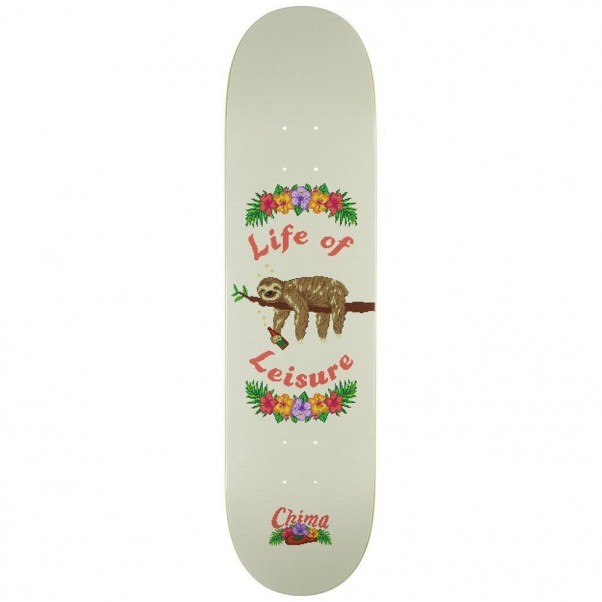 фото Дека для скейтборда real skateboards chima cross stitch cream 8.06 дюйм 2022
