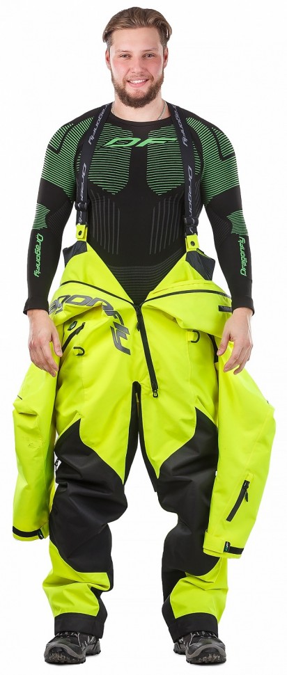 Комбинезон мужской DRAGONFLY Extreme Black Yellow фото 2
