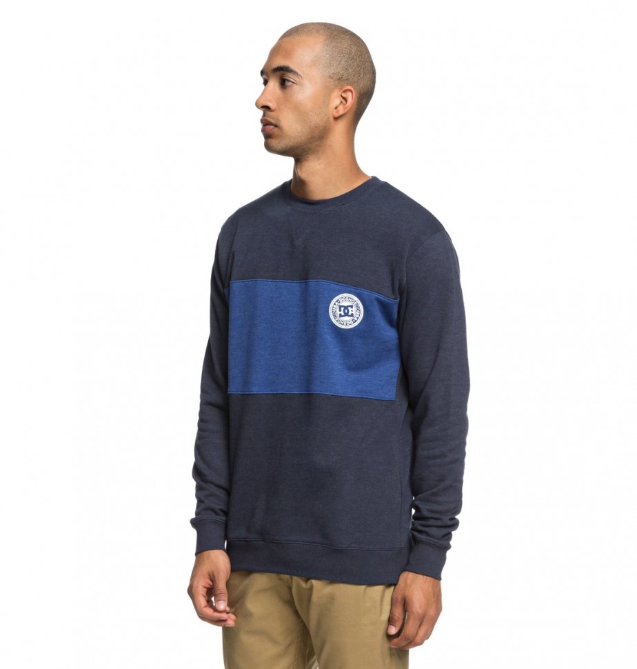 Джемпер DC SHOES Rebel Crew Bloc M Black Iris фото 2