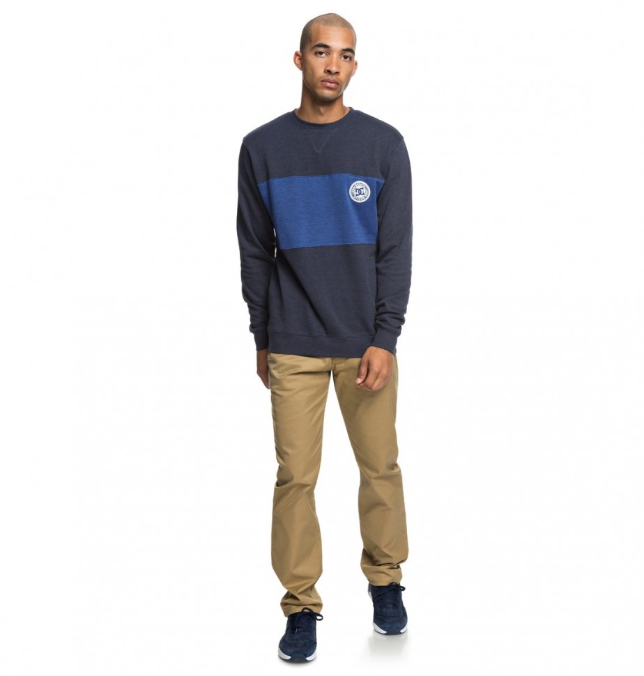 Джемпер DC SHOES Rebel Crew Bloc M Black Iris фото 4