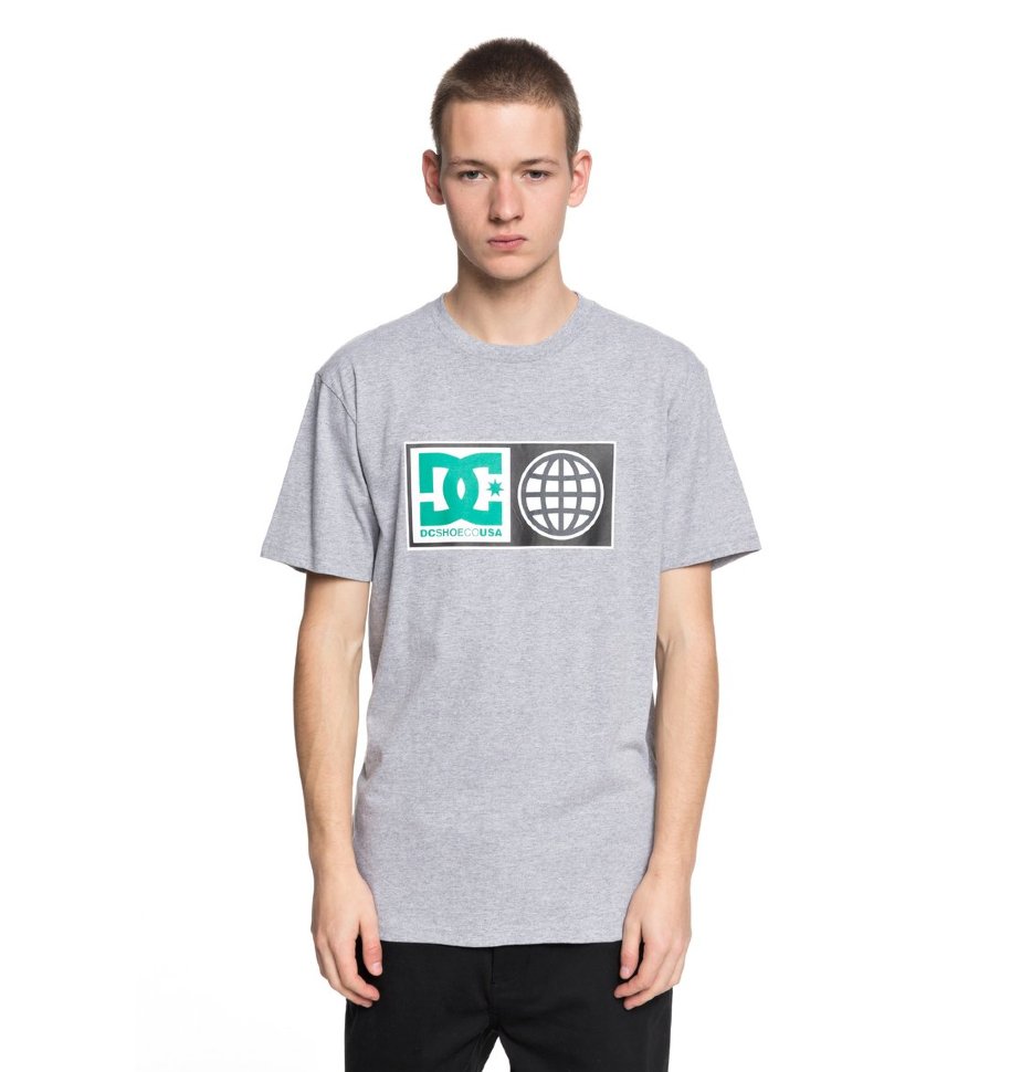 Футболка мужская DC SHOES Global Salute S M Grey Heather