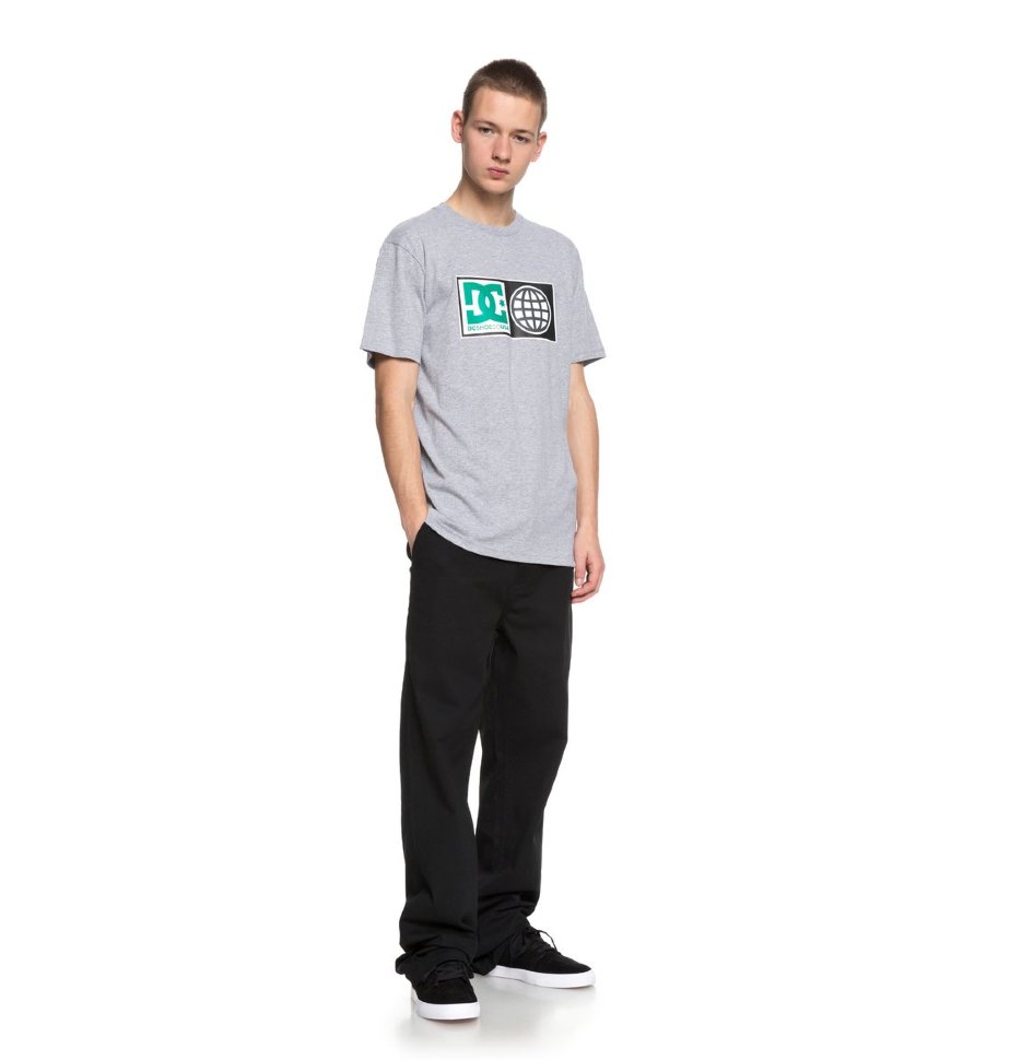 Футболка мужская DC SHOES Global Salute S M Grey Heather фото 2