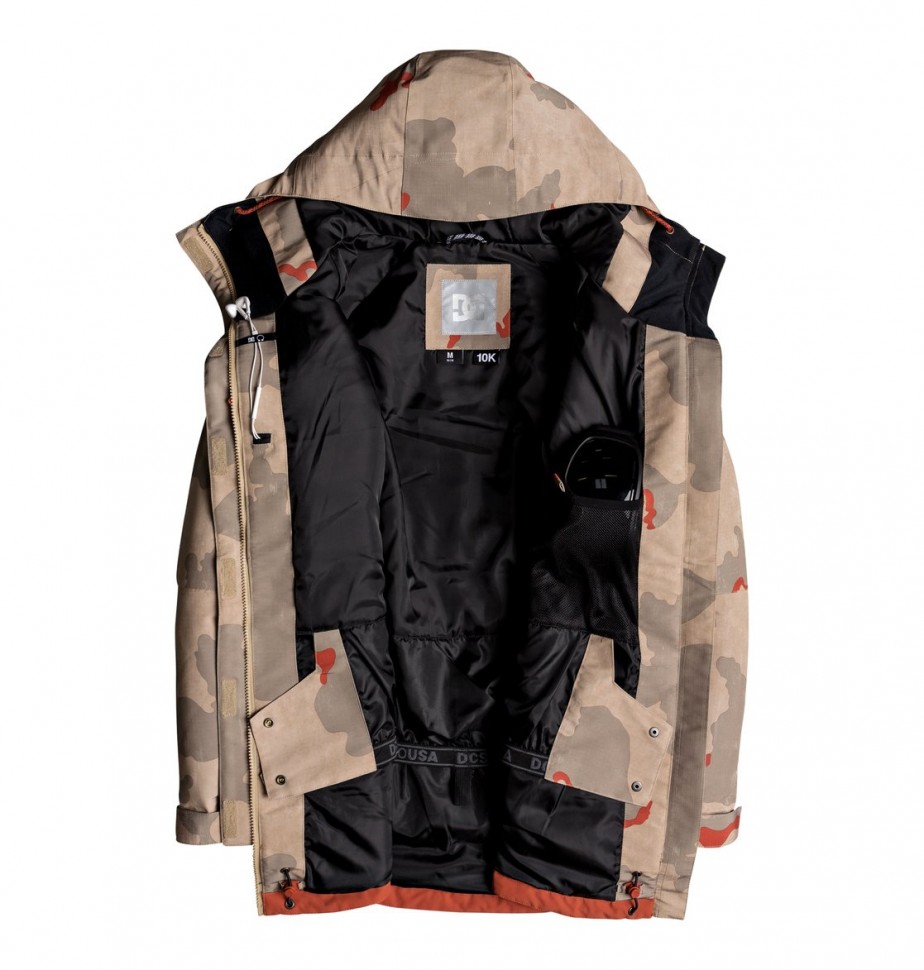 Куртка для сноуборда женская DC SHOES Riji Jkt J Hot Sauce Dcu Camo Wms фото 3