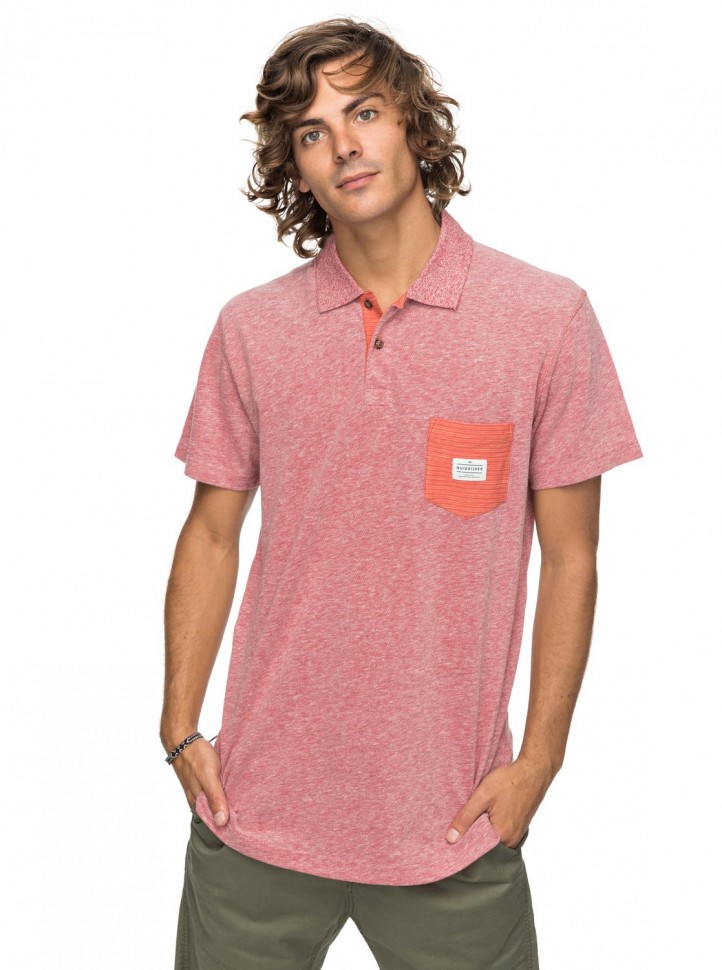 Рубашка-поло мужская QUIKSILVER Cruzl M Mineral Red