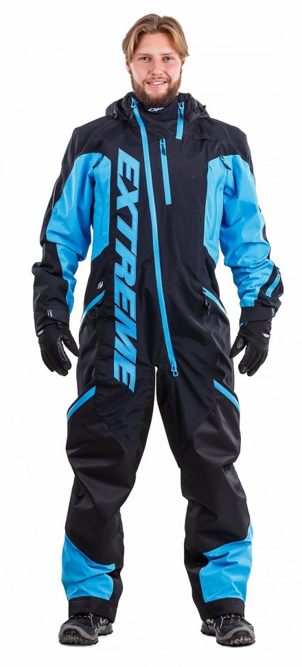 Комбинезон мужской DRAGONFLY Extreme Black Blue фото 4