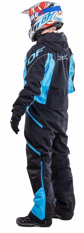 Комбинезон мужской DRAGONFLY Extreme Black Blue фото 2