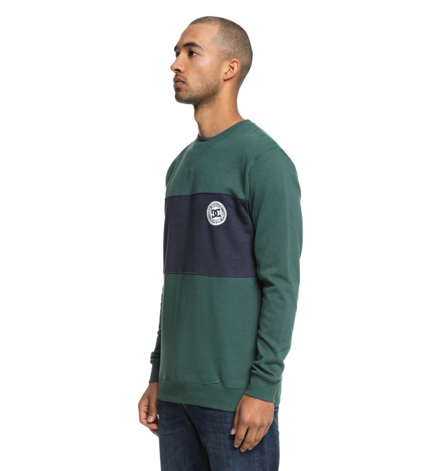 Джемпер DC SHOES Rebel Crew Bloc M Hunter Green фото 2