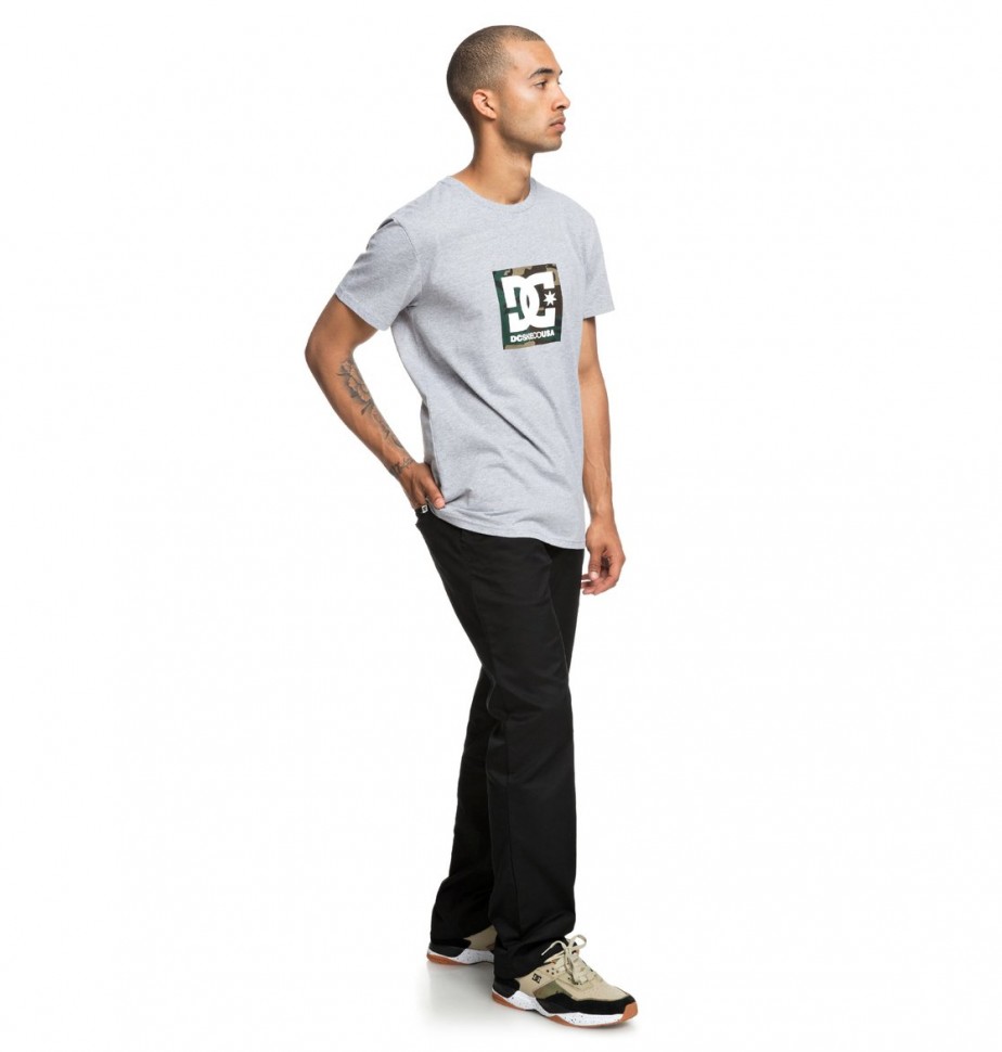 Футболка DC SHOES Camo Boxing Ss M Grey Heather фото 4