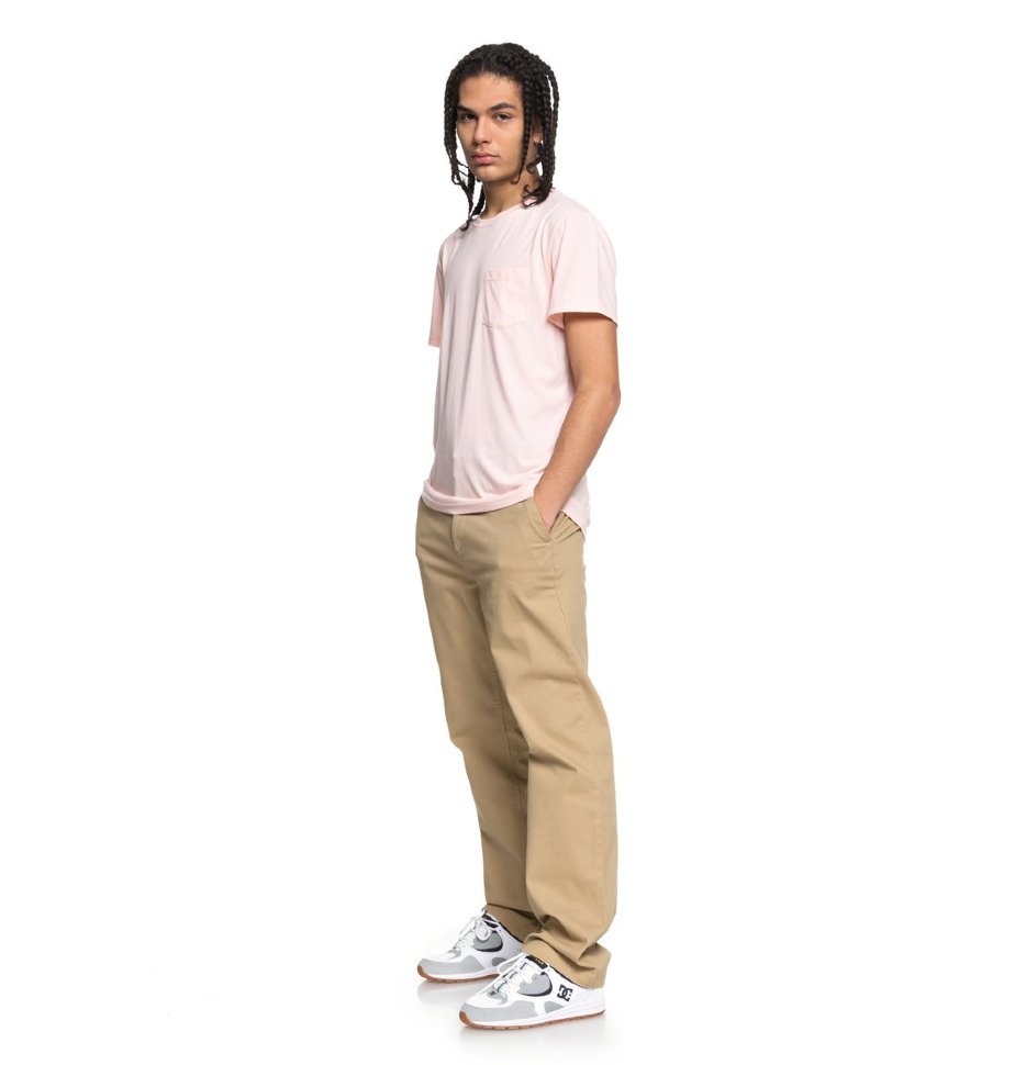 Брюки мужские DC SHOES Worker Relaxed M Khaki фото 2
