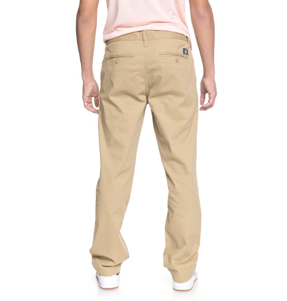 Брюки мужские DC SHOES Worker Relaxed M Khaki фото 3
