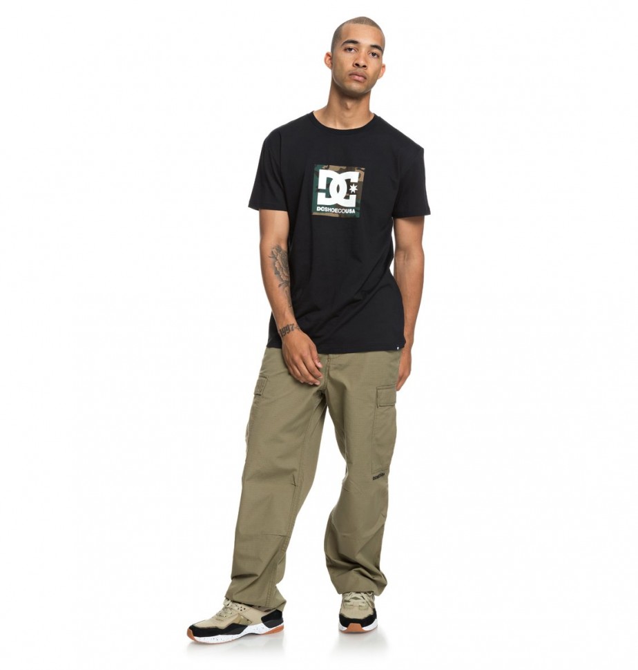 Футболка DC SHOES Camo Boxing Ss M Black фото 4