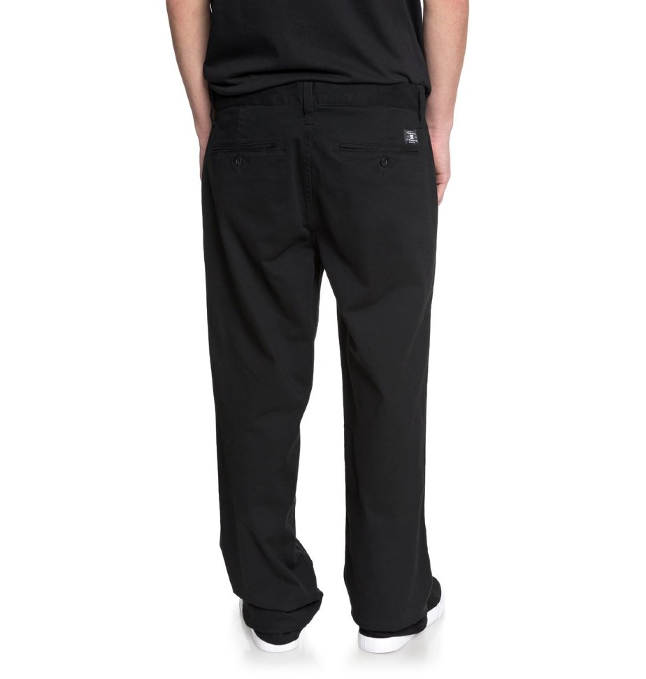 Брюки мужские DC SHOES Worker Relaxed M Black фото 4
