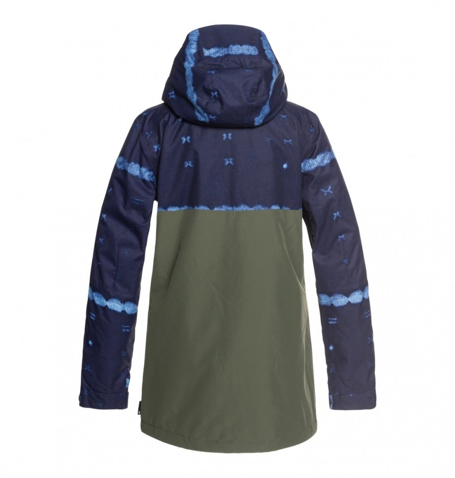Куртка для сноуборда женская DC SHOES Cruiser Jkt J Dark Blue Mud Cloth B фото 2