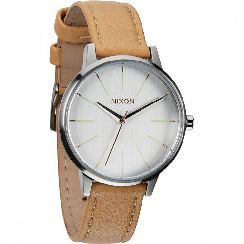 Часы NIXON Kensington Leather A/S Natural/Silver