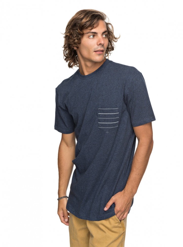 Футболка мужская QUIKSILVER Shdknit Top1 M Vintage Indigo Heather