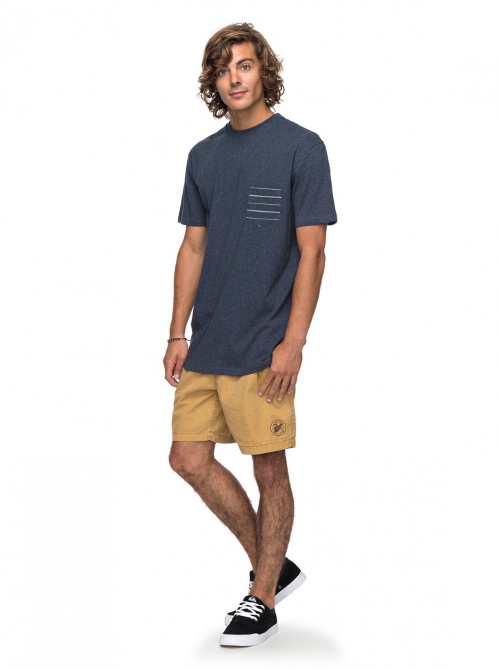 Футболка мужская QUIKSILVER Shdknit Top1 M Vintage Indigo Heather фото 2
