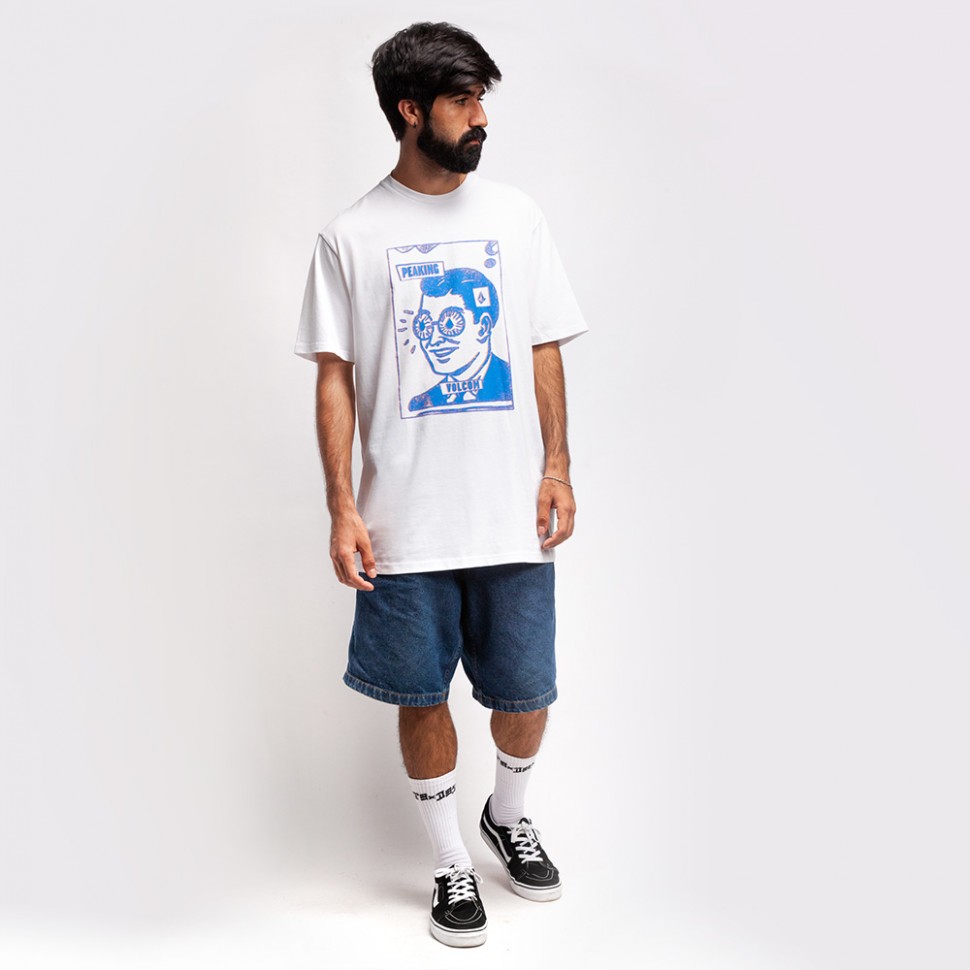 фото Футболка volcom peaking bsc ss white 2021