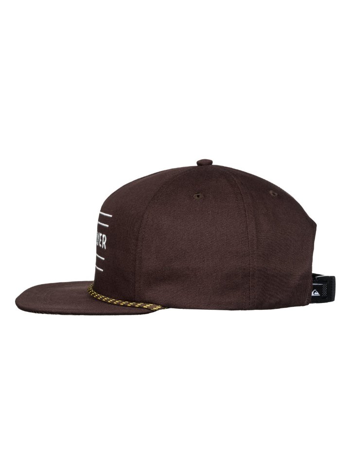 Кепка-бейсболка мужская QUIKSILVER Fold Snapper Chocolate Brown фото 2
