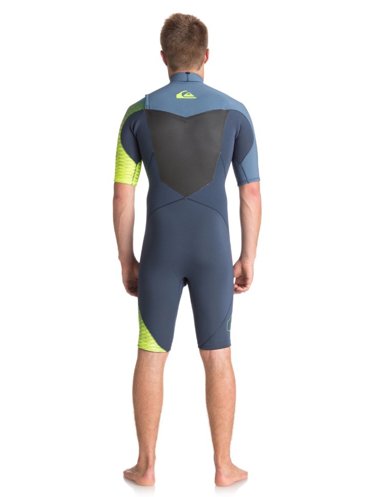 Гидрокостюм мужской QUIKSILVER 22 Hl+ Cz Slate/ Pewter/ Safety Yellow фото 2