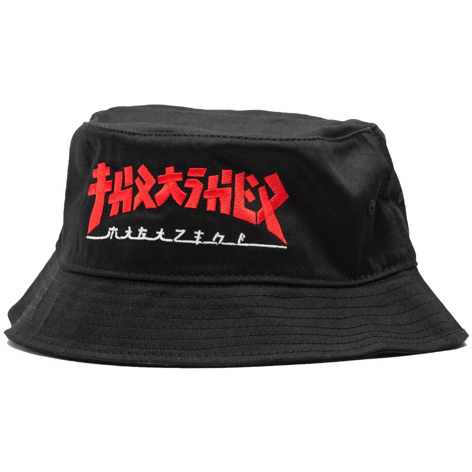 фото Панама thrasher godzilla bucket hat black 2020