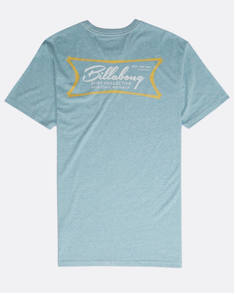 Футболка мужская BILLABONG Riverside Tee Ss Aqua Blue фото 5