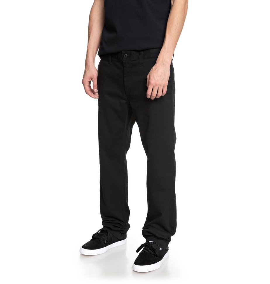 Брюки мужские DC SHOES Wrk Slm Chno 32 M Black фото 2