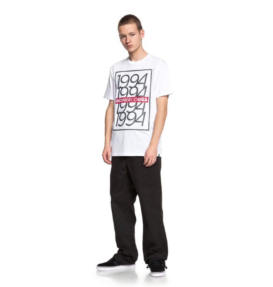 Футболка мужская DC SHOES Renewal Ss M Snow White фото 2