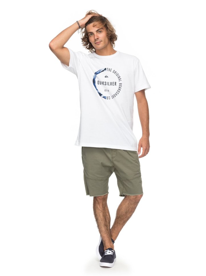 Футболка мужская QUIKSILVER Ssclassirevenge M White фото 2