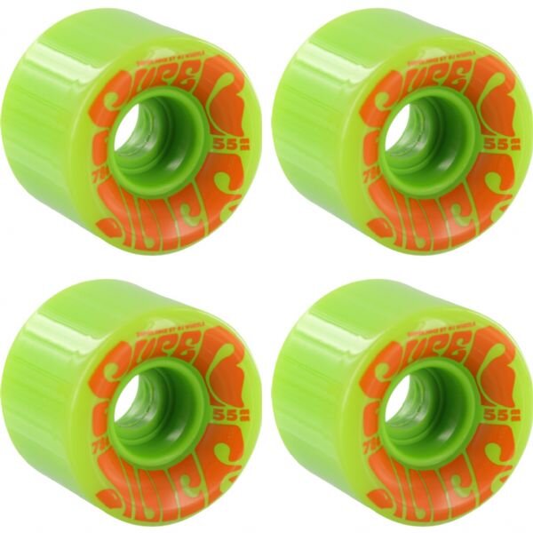 фото Колеса для лонгборда oj mini super juice green 78a 55mm 2021