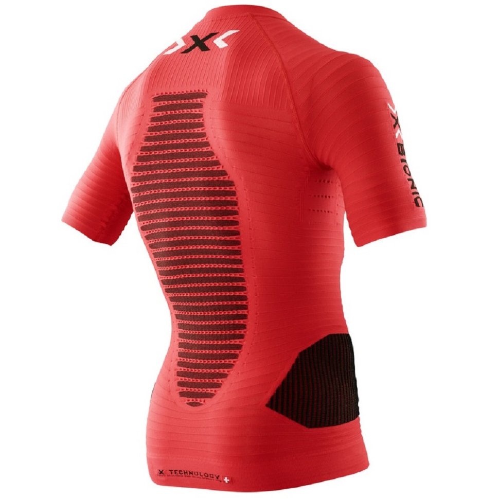 Термокофта мужская X-BIONIC Running Man Effektor Power Ow Shirt Sh_Sl. Flash Red/Black фото 2