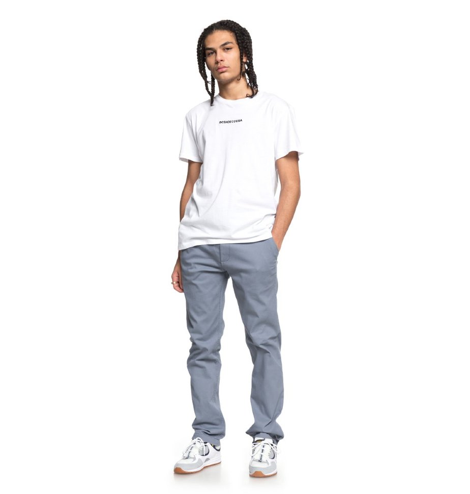 Брюки мужские DC SHOES Wrk Str Chino M Blue Mirage фото 2