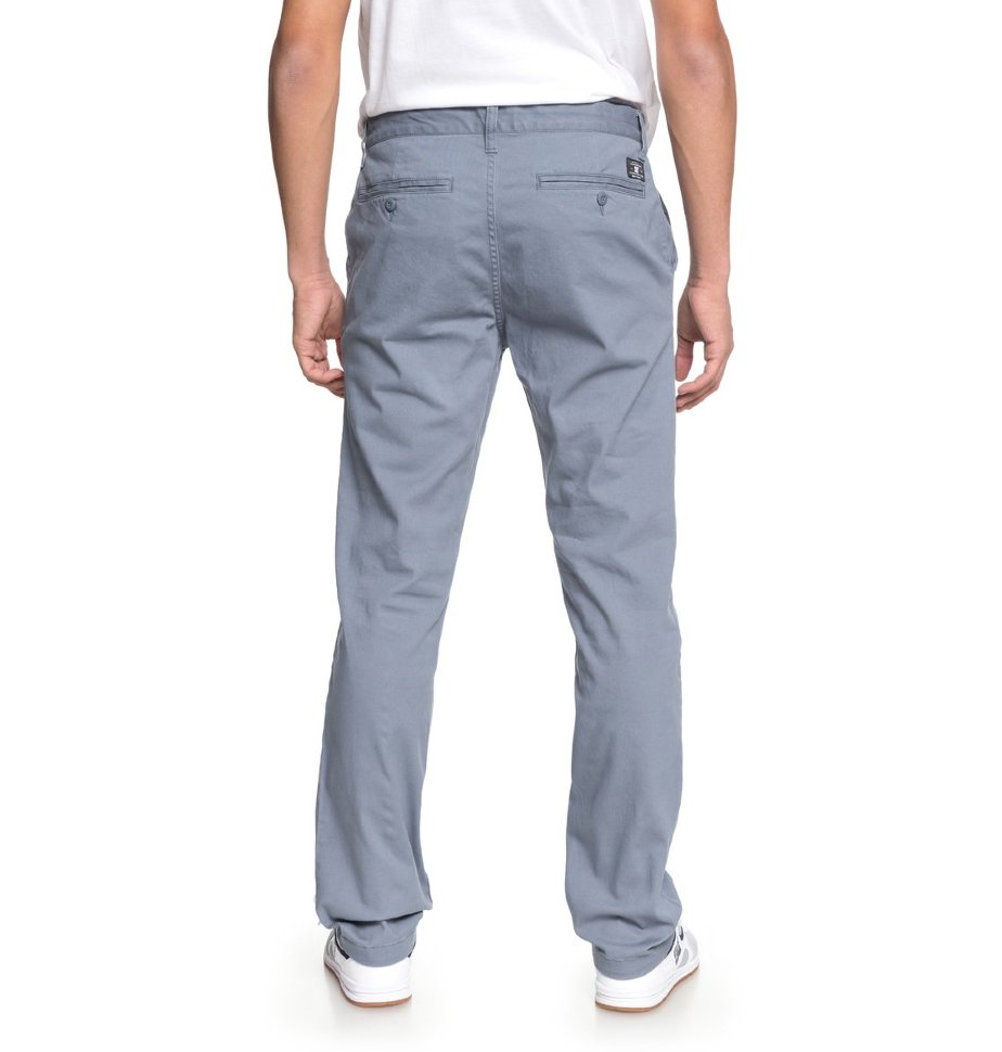 Брюки мужские DC SHOES Wrk Str Chino M Blue Mirage фото 3