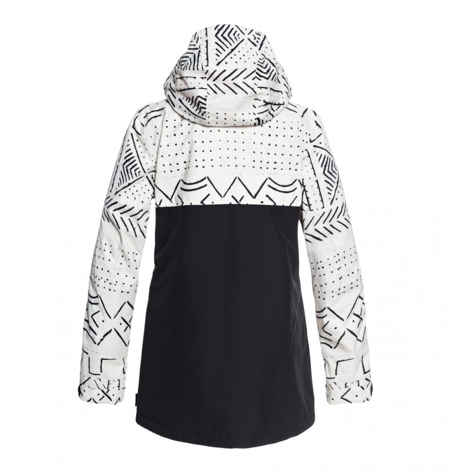 Куртка для сноуборда женская DC SHOES Cruiser Jkt J Silver Birch Mud Cloth A фото 2