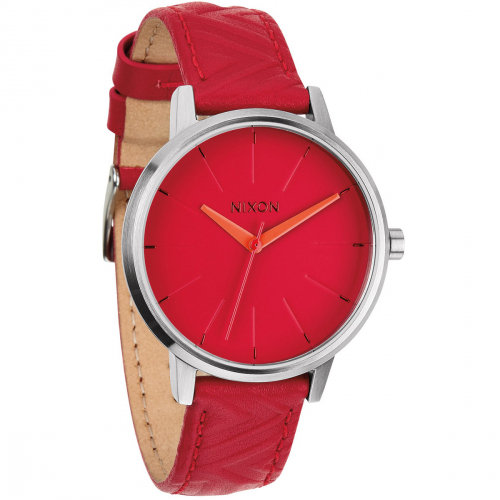 Часы NIXON Kensington Leather A/S Red/Mod